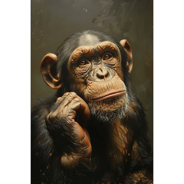 Thinking Monkey Canvas